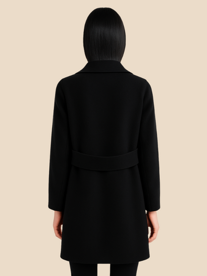 Timeless Double Breasted Women's Long Coat
