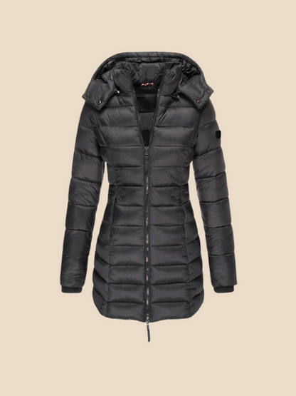 Warm Women's Hooded Parka Coat