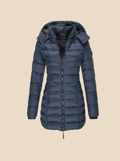 Warm Women's Hooded Parka Coat