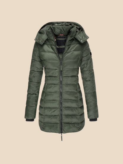 Warm Women's Hooded Parka Coat