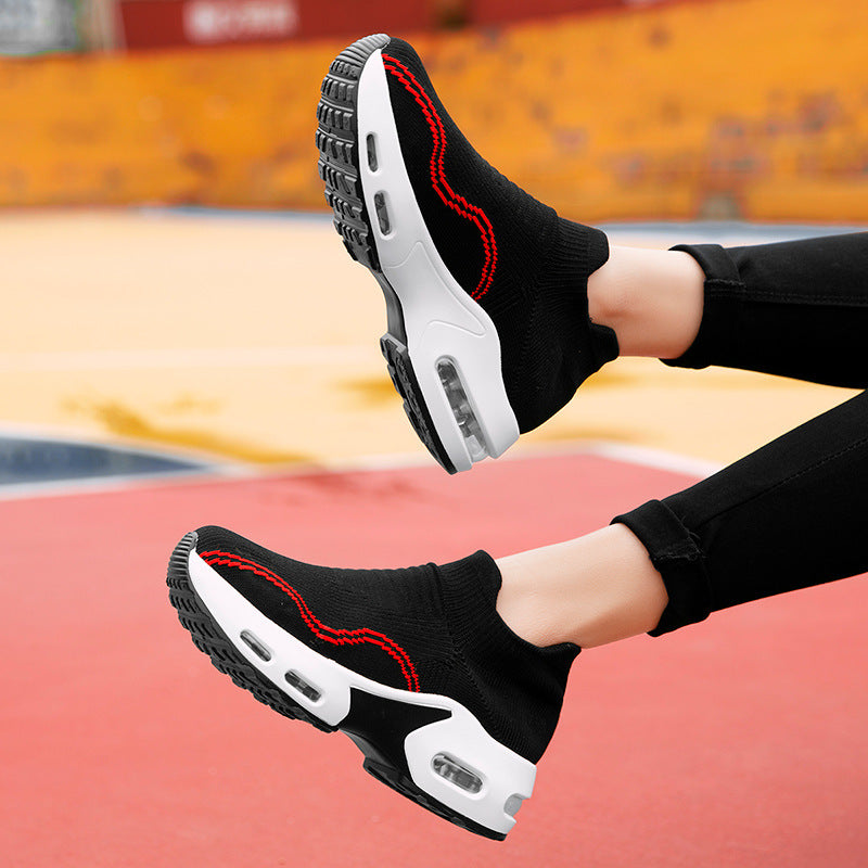 Women's Slip On Breathable Air Cushion Running Shoes