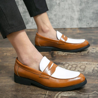 Men's Leather Loafers with Comfortable Fit
