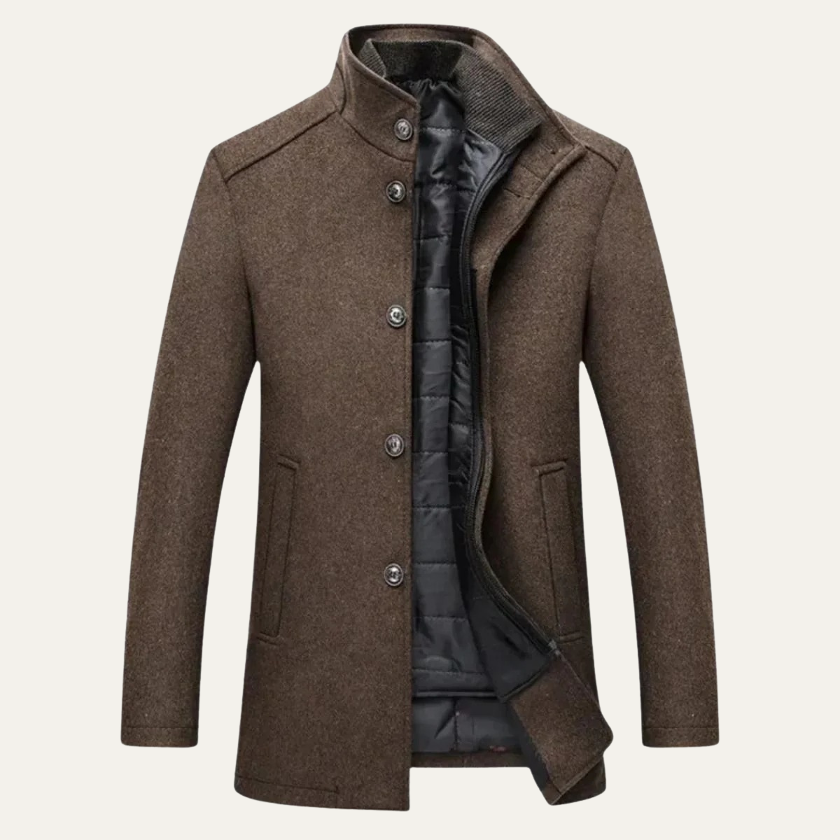 Timeless Men's Wool Trench Coat