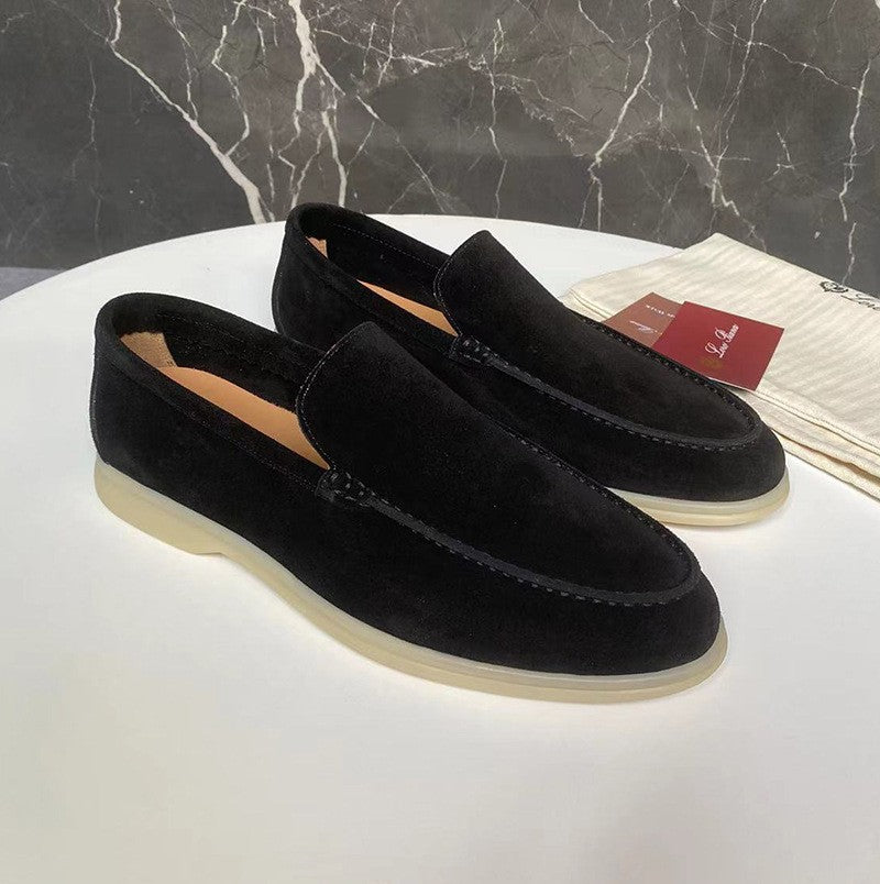 Comfortable Slip On Black Loafers
