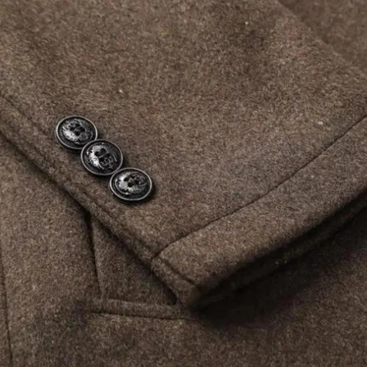 Timeless Men's Wool Trench Coat