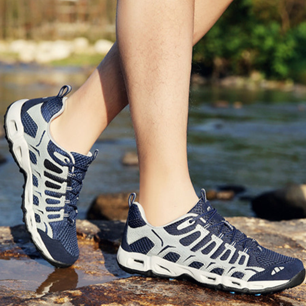 Unisex -New Mesh Lace Up Outdoor Hiking Sneakers