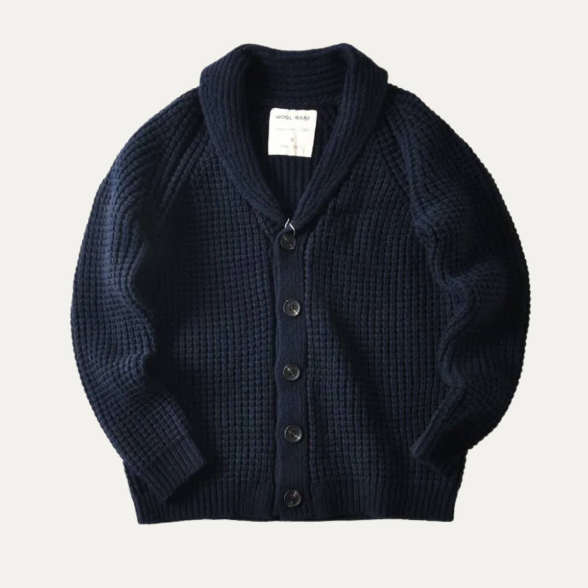 Classic Oversized Men's Wool Cardigan Sweater - OutfitLondon