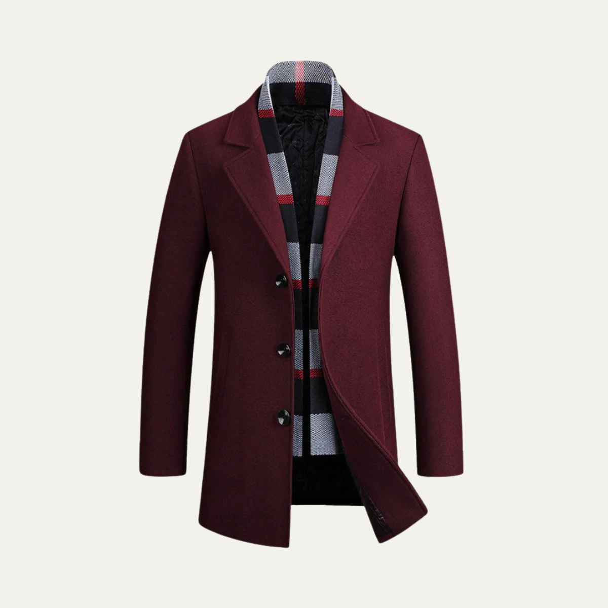 Classic Men's Wool Winter Coat