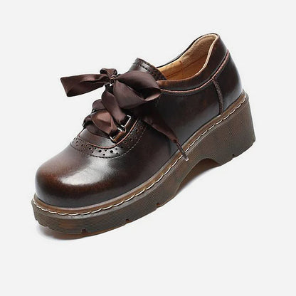 Classic Ladies Lace Up Oxford Shoes
