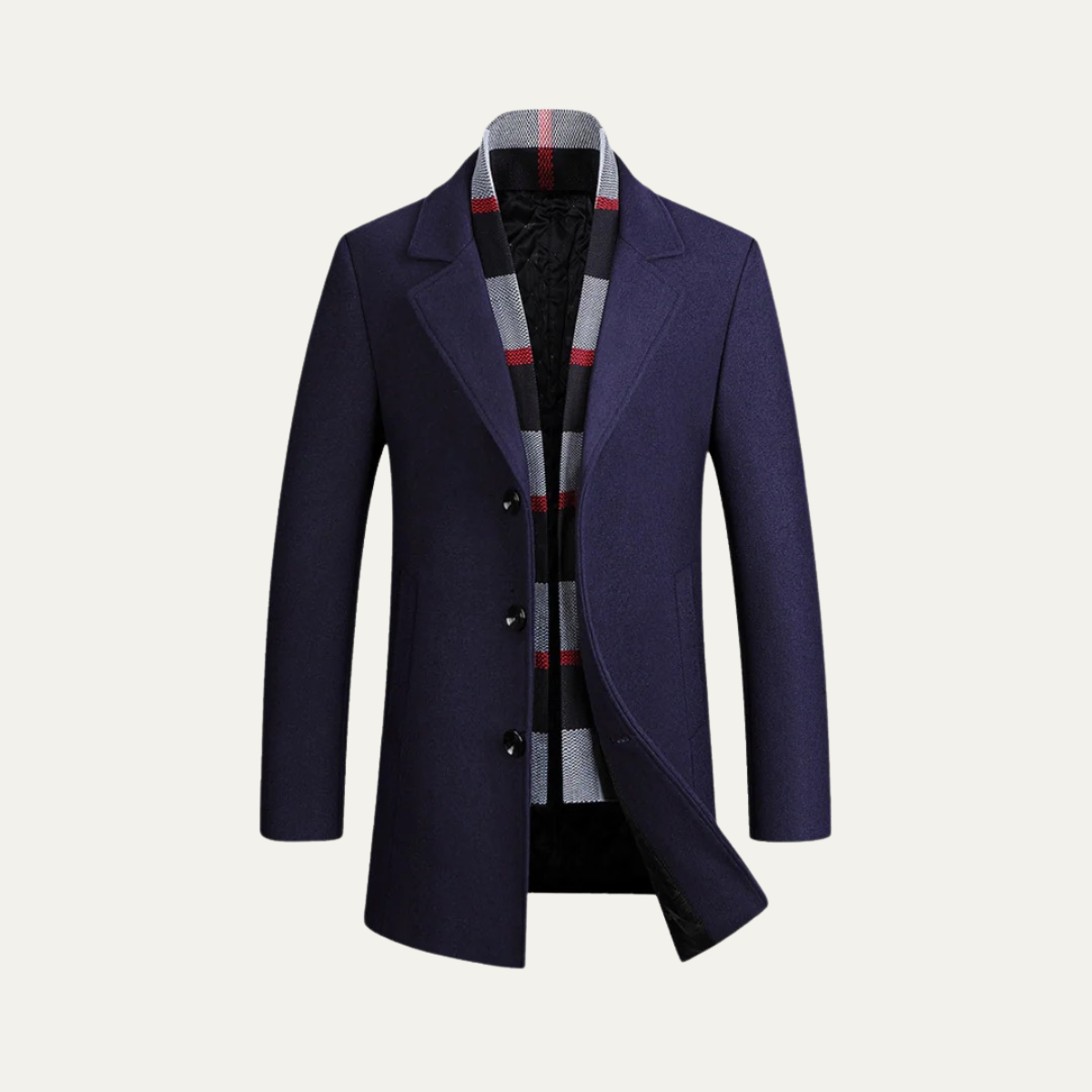 Classic Men's Wool Winter Coat
