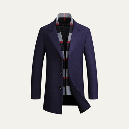 Classic Men's Wool Winter Coat