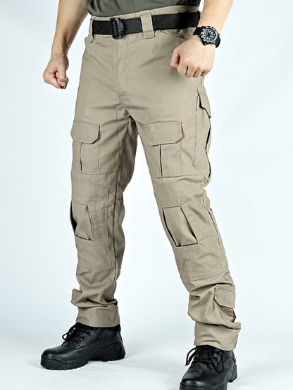 Men's Cargo Pants Pocket Plain Camouflage Comfort Breathable