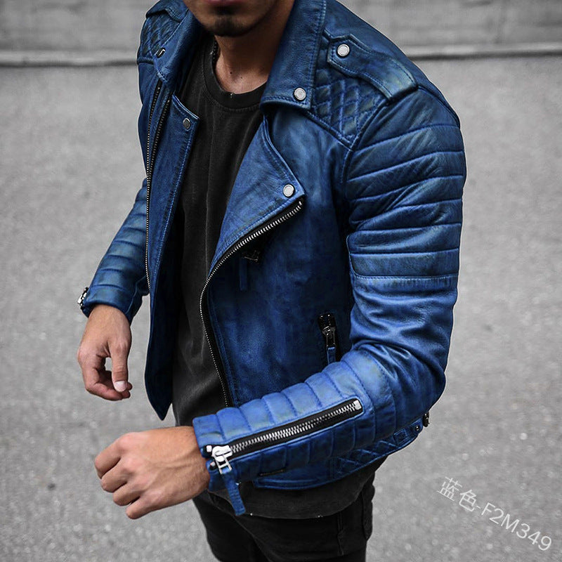 Classic Mens Black Leather Jacket