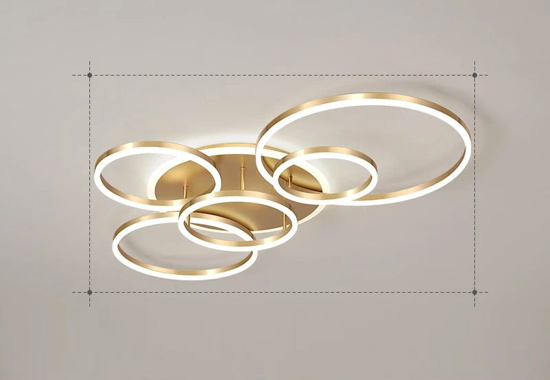 Relaxing LED Overhead Light with Cozy Glow