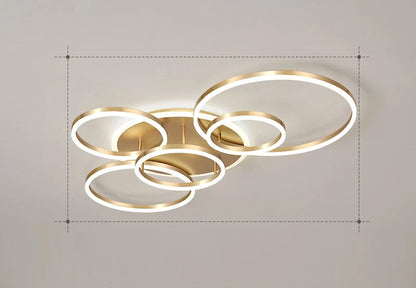 Relaxing LED Overhead Light with Cozy Glow