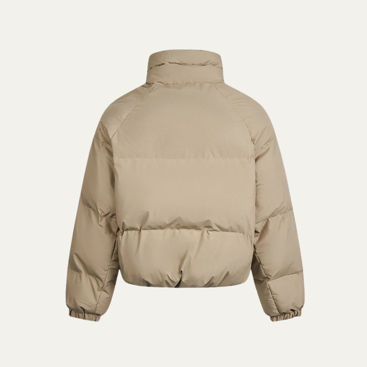 Thermal Men's Down Puffer Coat with High Collar