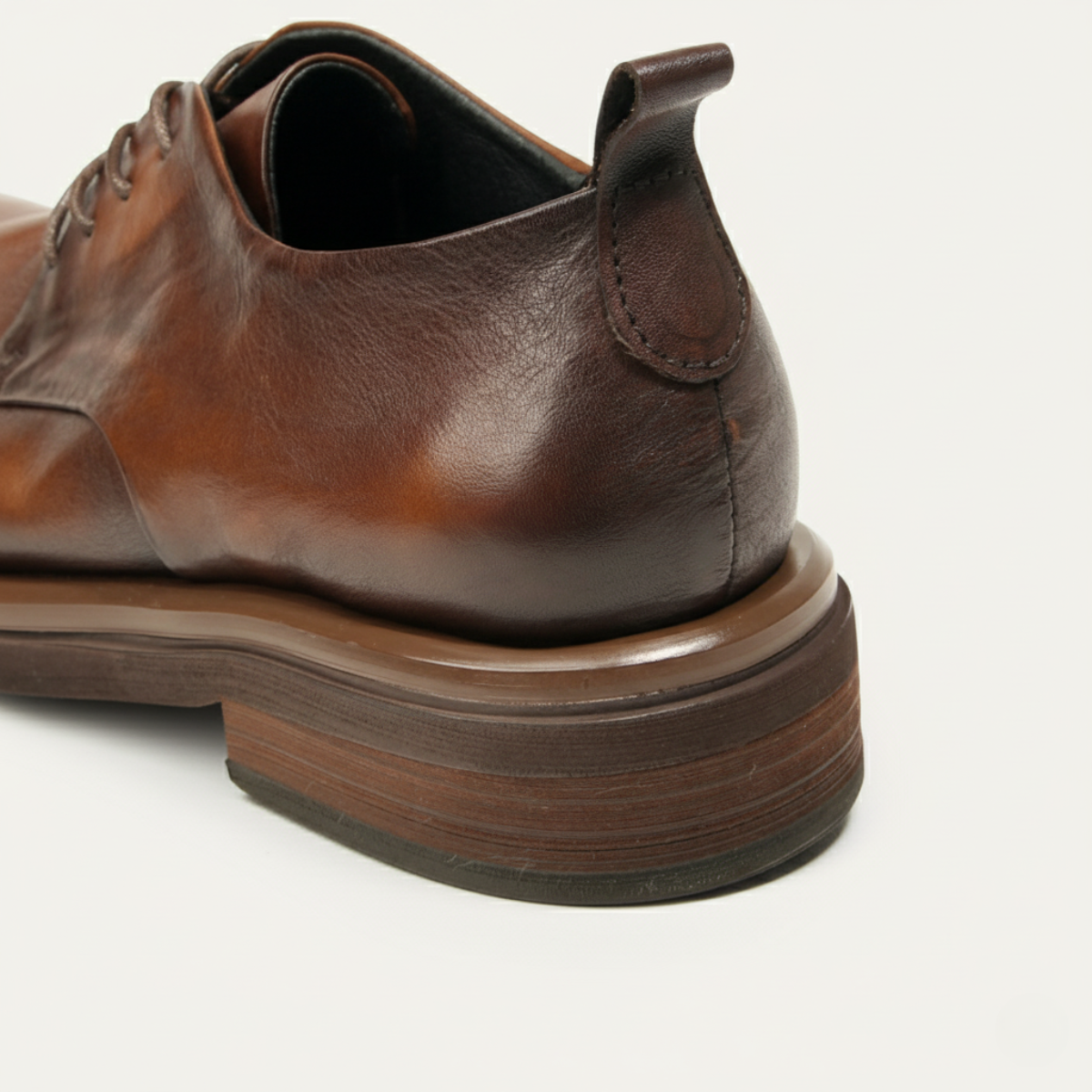 Classic Black Leather Oxford Shoe