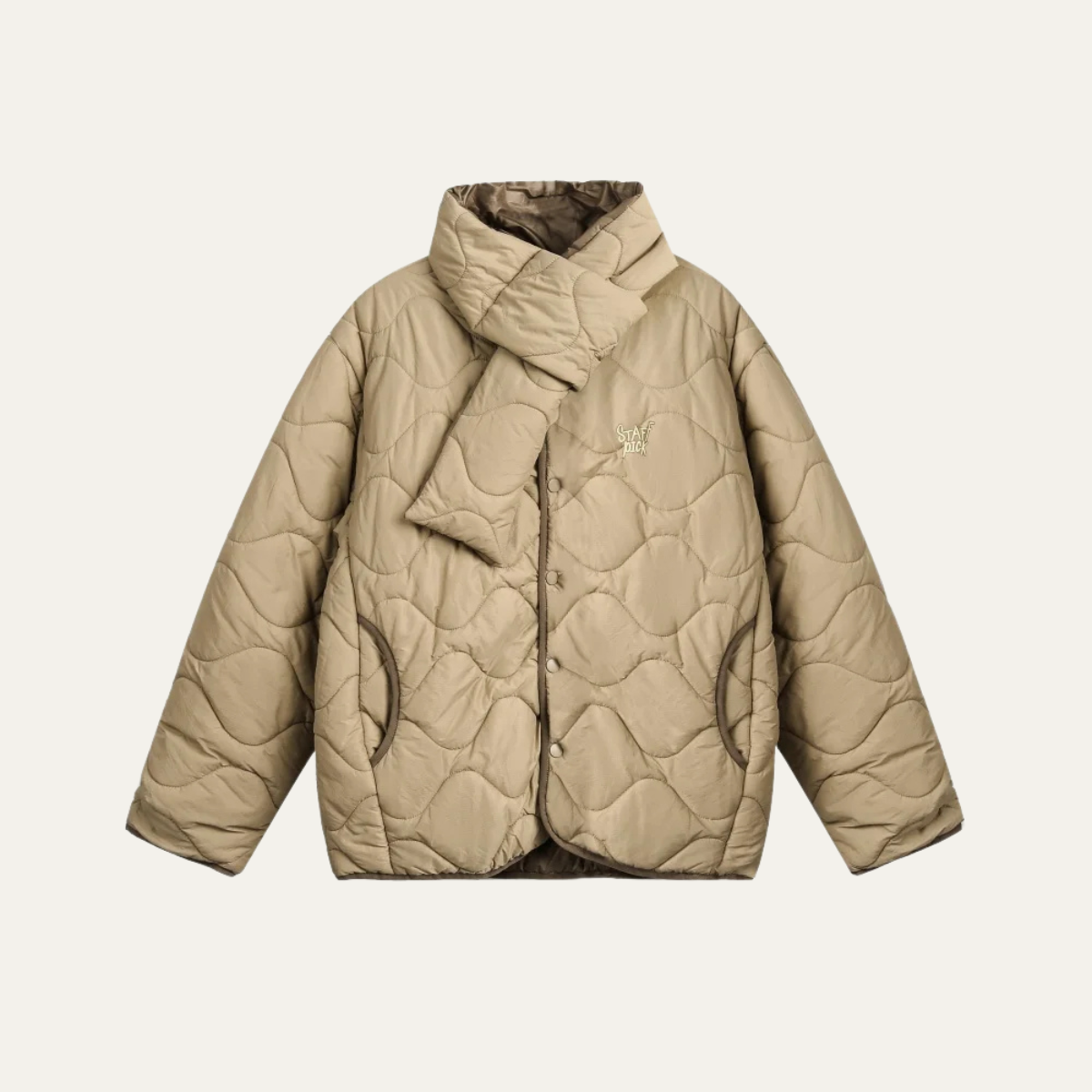 Warm Padded Mens Quilted Coat - OutfitLondon