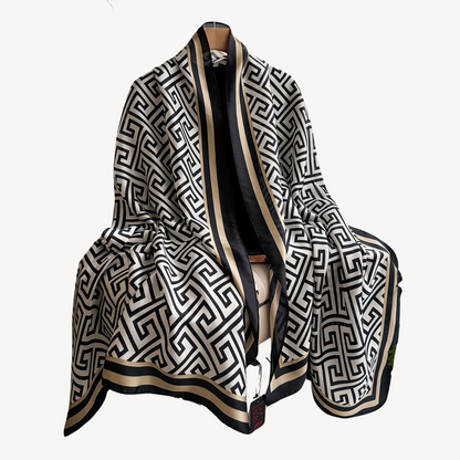 Fashionable Grid Pattern Women's Scarf - OutfitLondon