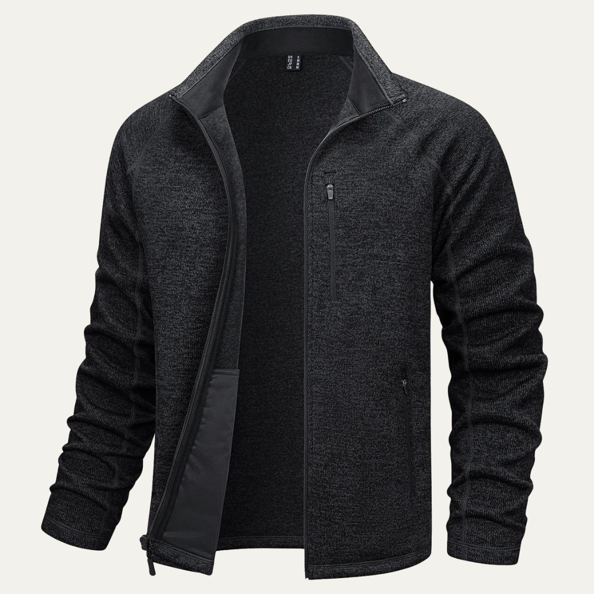 Men's Slim Fit Soft Full Zip Fleece Jacket