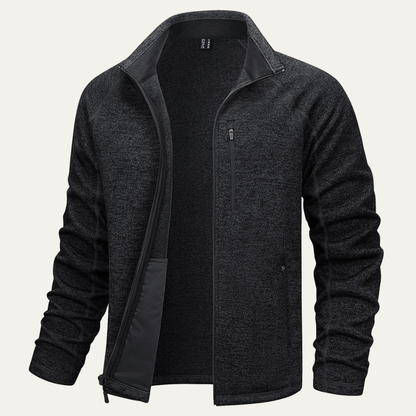 Men's Slim Fit Soft Full Zip Fleece Jacket