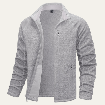 Men's Slim Fit Soft Full Zip Fleece Jacket