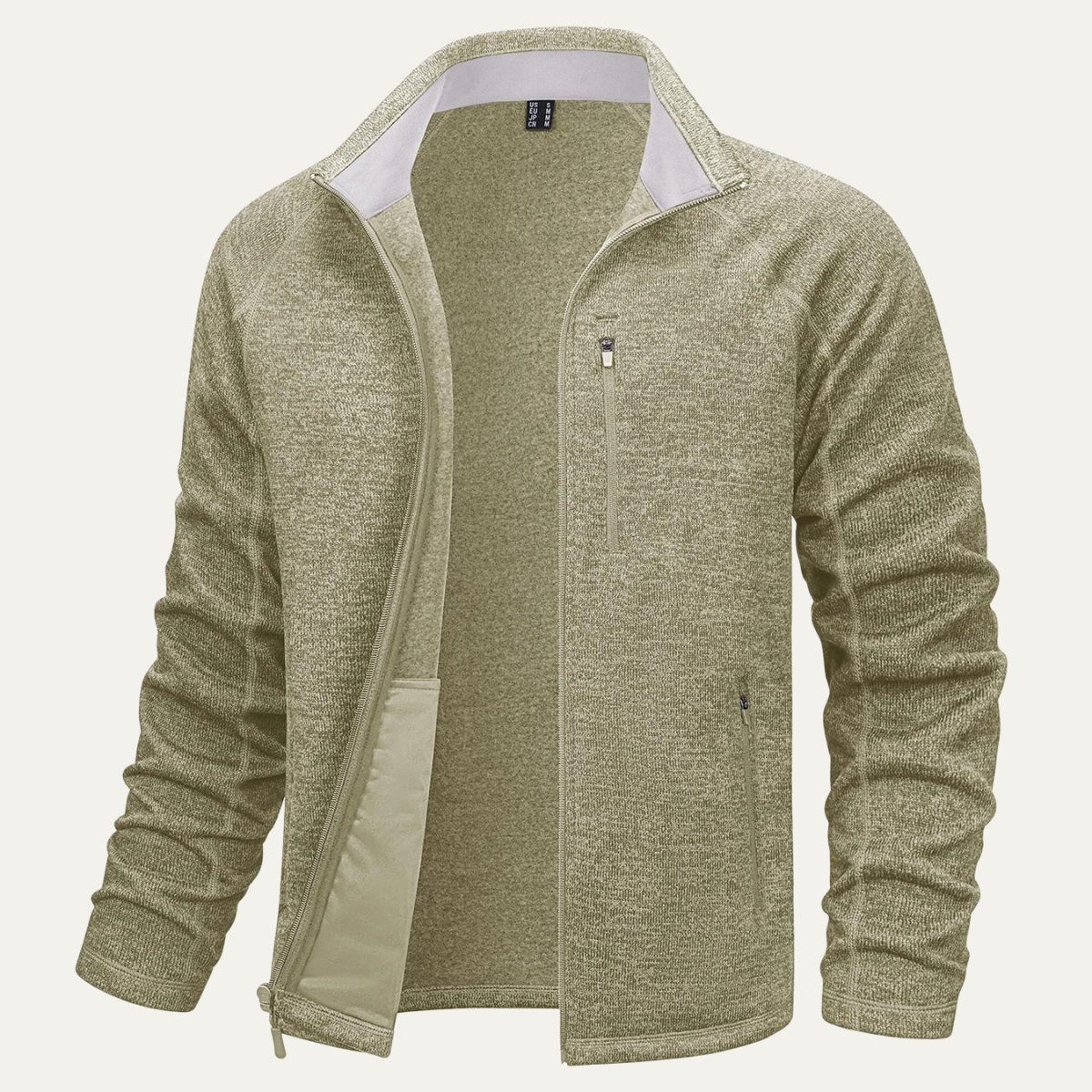 Warm Men's Full Zip Fleece Outdoor Jacket