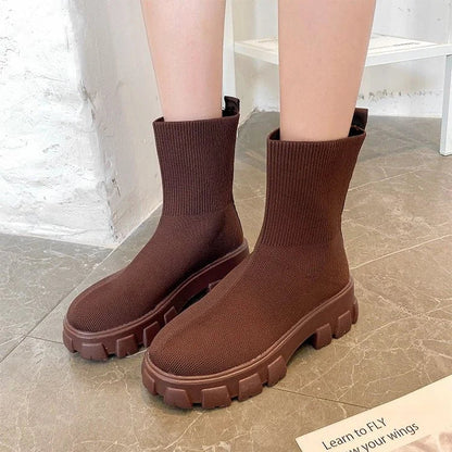 Cozy Cable Knit Ankle Boot Socks