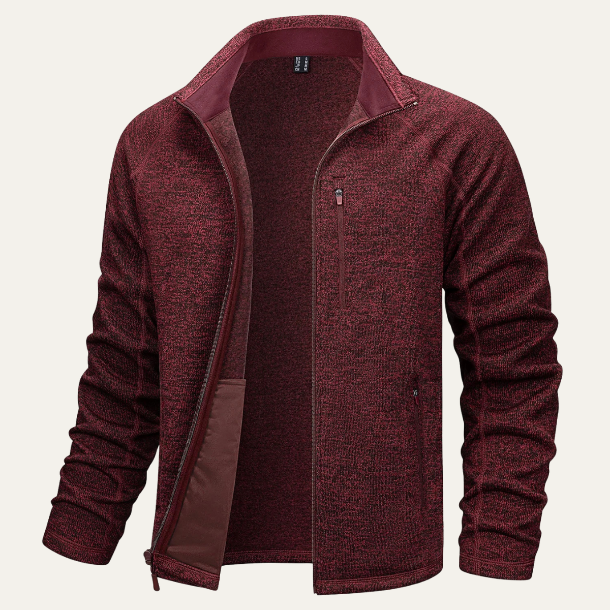 Warm Men's Full Zip Fleece Outdoor Jacket