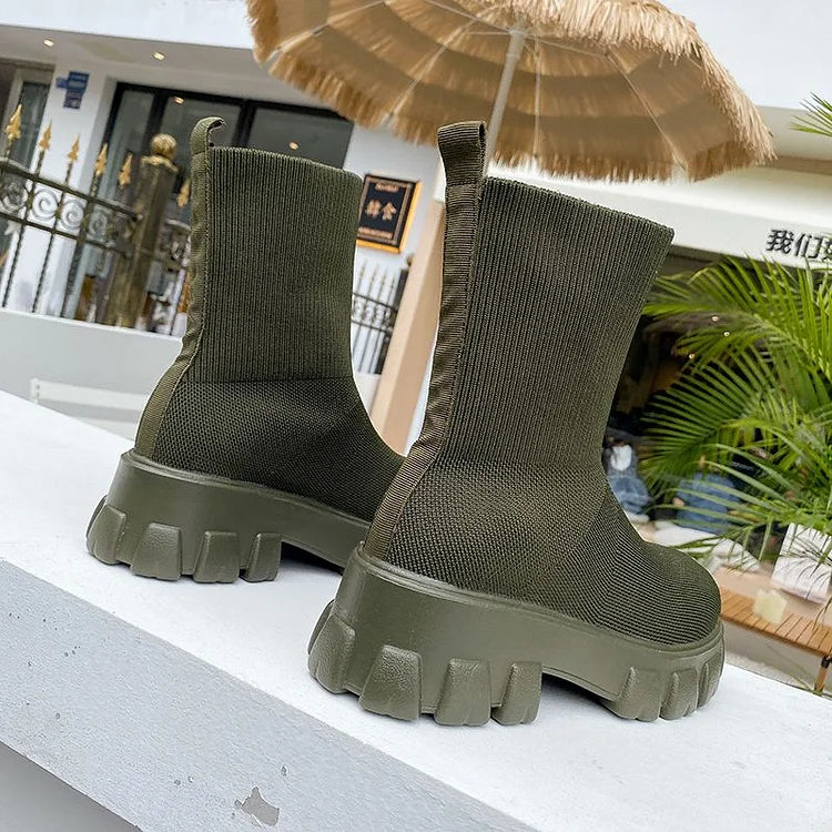 Cozy Cable Knit Ankle Boot Socks