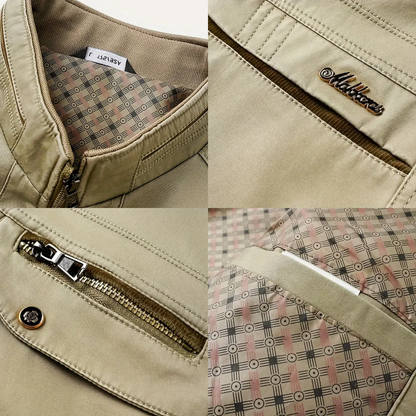 Men's Slim Fit Classic Bomber Jacket