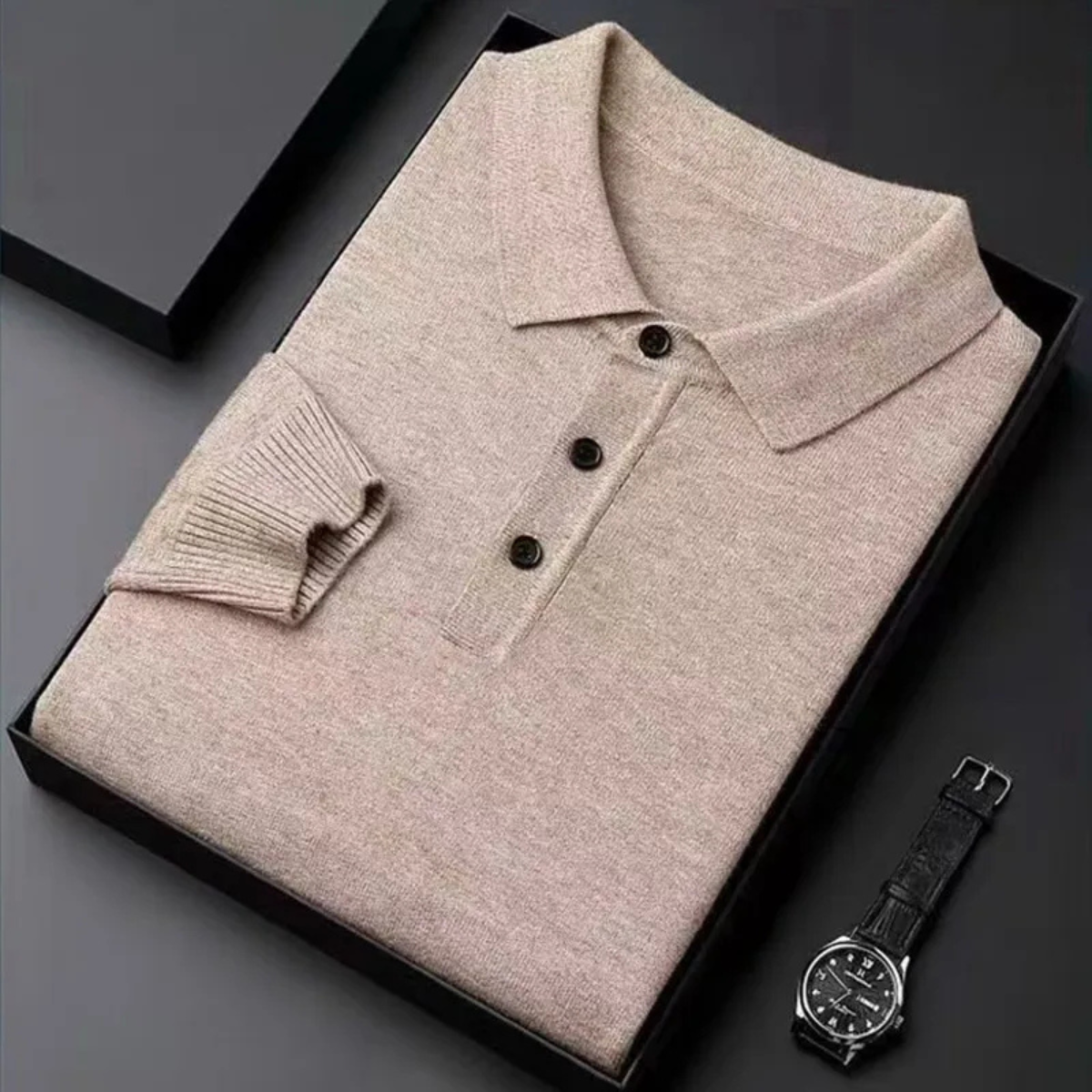 Premium Men's Pure Wool Cashmere Sweater