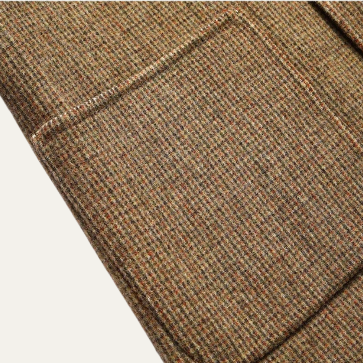 Classic Men's Plaid Wool Blazer Jacket