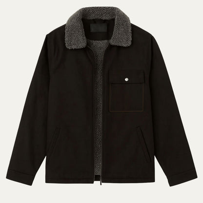 Warm Fleece Lined Mens Winter Parka Coat - OutfitLondon