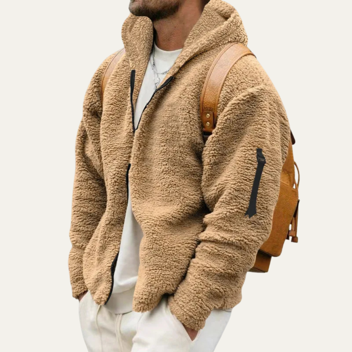 Cozy Men's Thick Reversible Fleece Winter Jacket