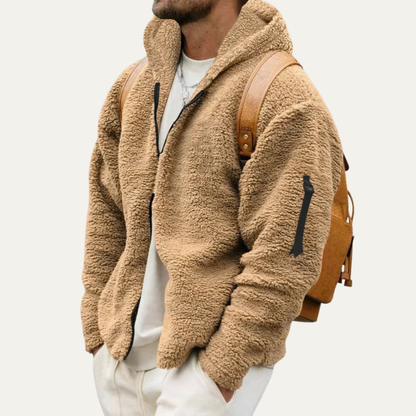 Cozy Men's Thick Reversible Fleece Winter Jacket