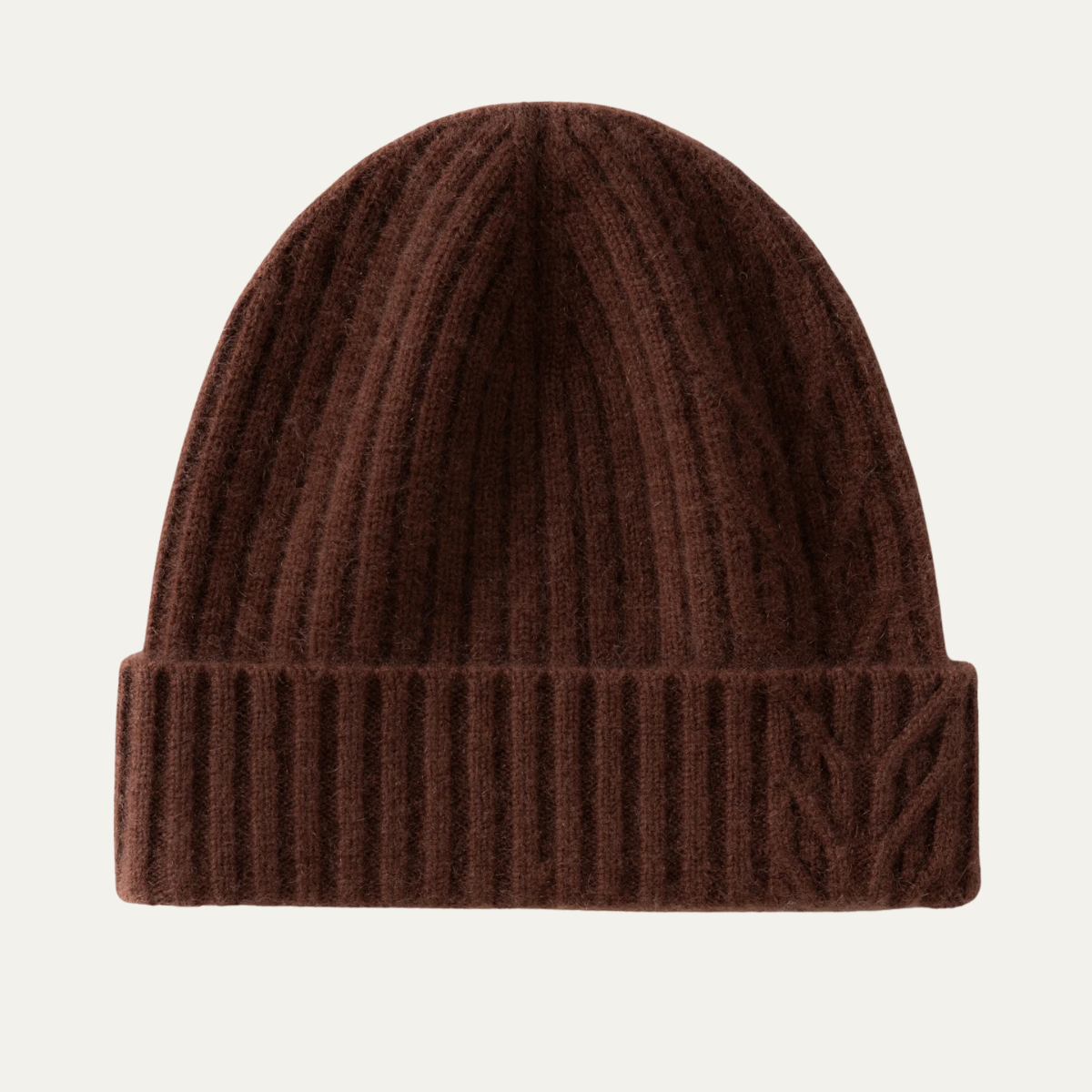 Premium Mens Ribbed Cashmere Winter Hat - OutfitLondon