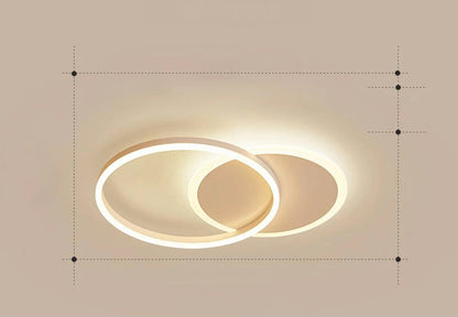 Relaxing LED Overhead Light with Cozy Glow