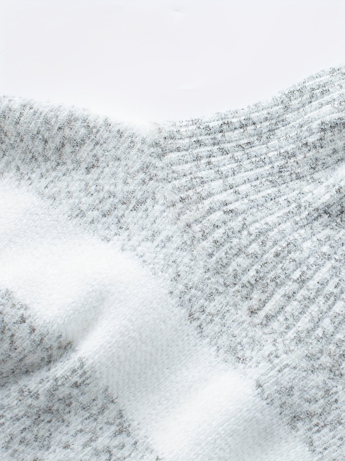 Soft Striped Crew Neck Sweater for Ladies