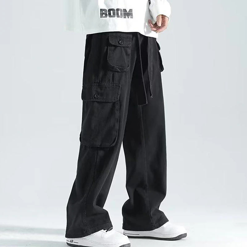 Men's Cargo Pants Hiking Pants Pocket Plain Comfort Breathable Outdoor Daily