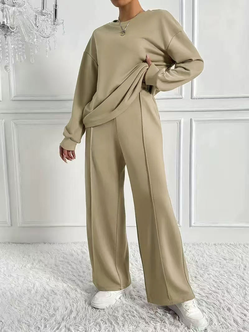 Comfy Long Sleeve Sweat Suit Set