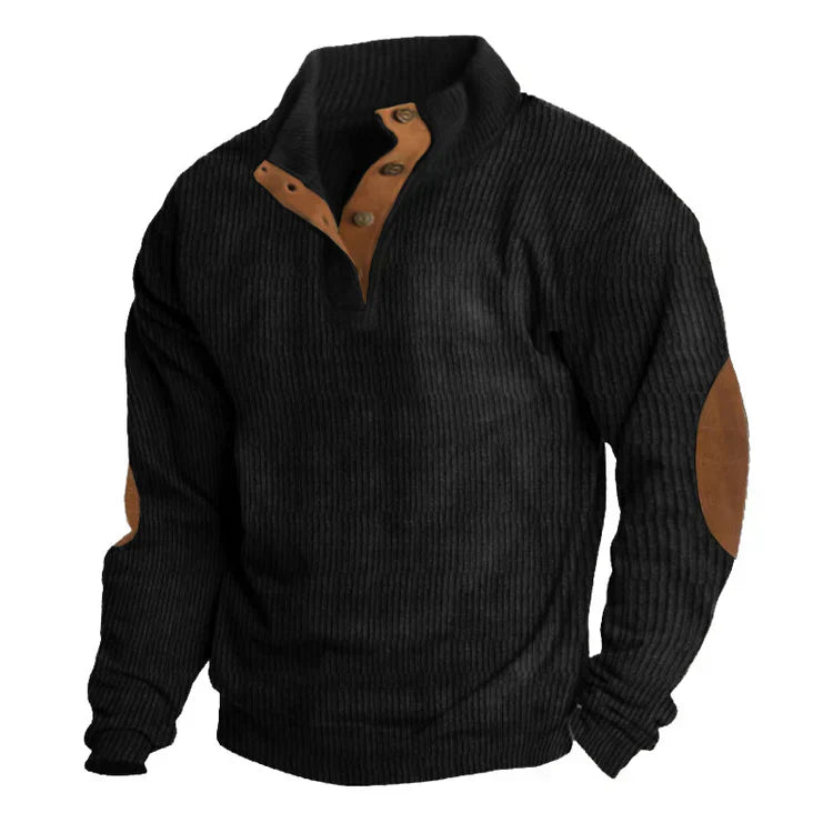 Warm Mens Fleece Pullover Sweater