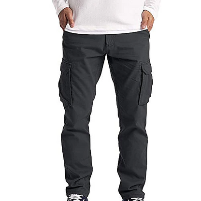 Long Cargo Work Pants For Men Combat Safety Multi-pocket Pants