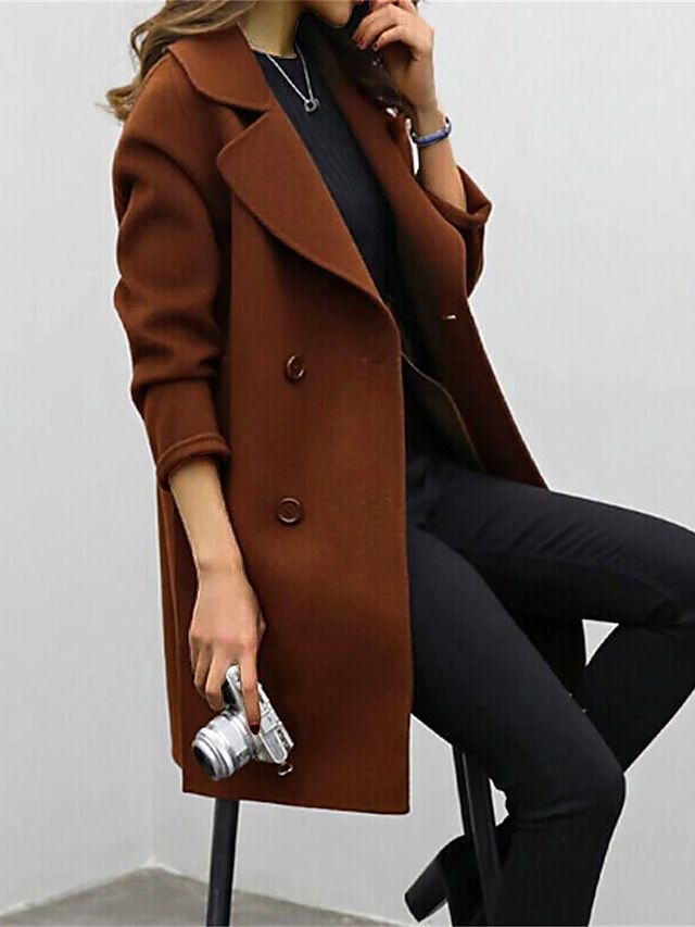 Warm Ladies Classic Trench Coat - OutfitLondon
