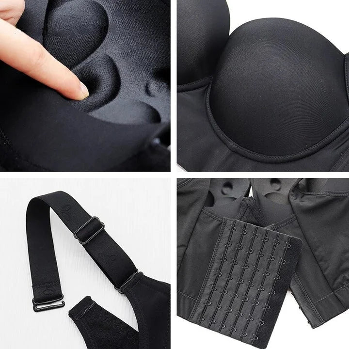 Full Coverage Bra Shapewear Incorporated Hide Back Fat Bra Plus-Size