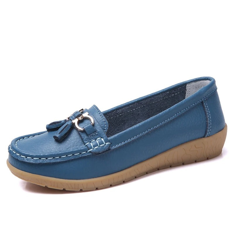 Cozy Suede Slip On Moccasins