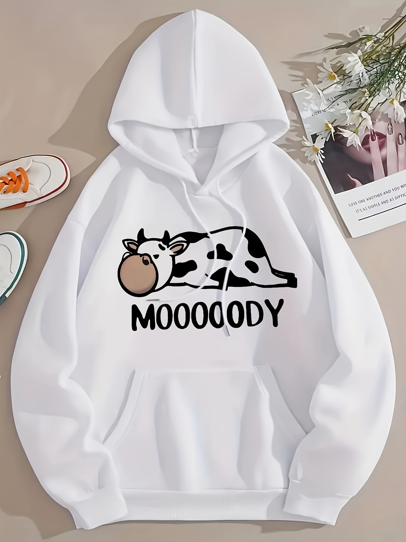 Warm Fleece Hoodie with Fun Animal Pocket - OutfitLondon