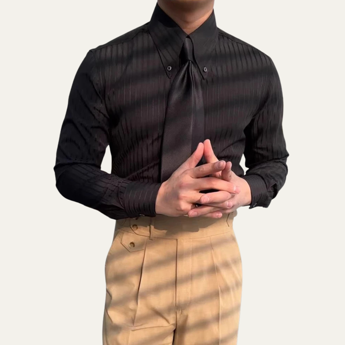 Classic Slim Fit Men's Button Down Shirt