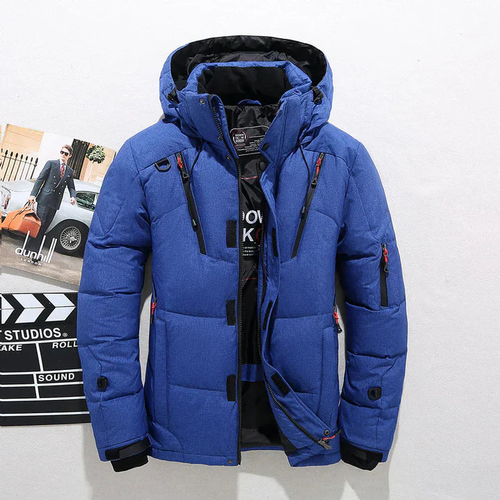 Warm Mens Parka Coat Modern Style