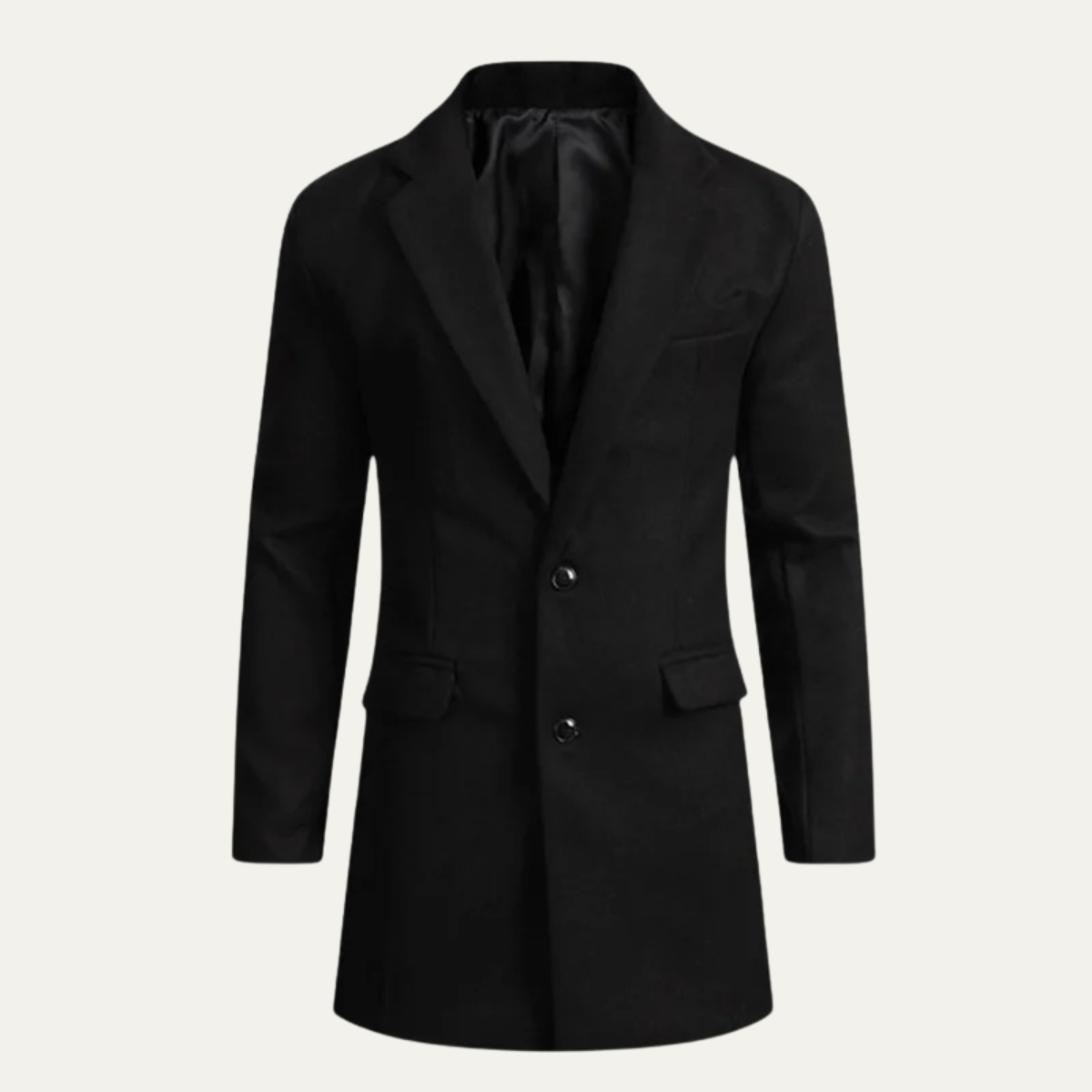 Warm Men's Winter Wool Blend Coat
